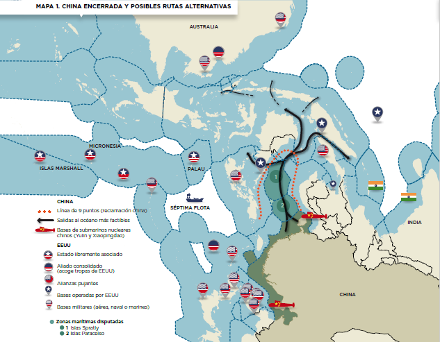 South China Sea, Maritime Disutes, disputas marítimas, mar del sur de china, estrategia, geopolítica,