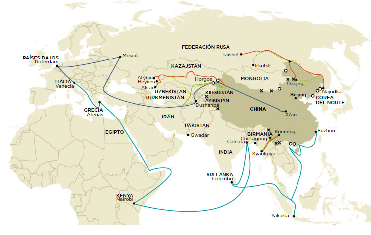 Silk road, china, ruta de la seda, esrategia, strategy